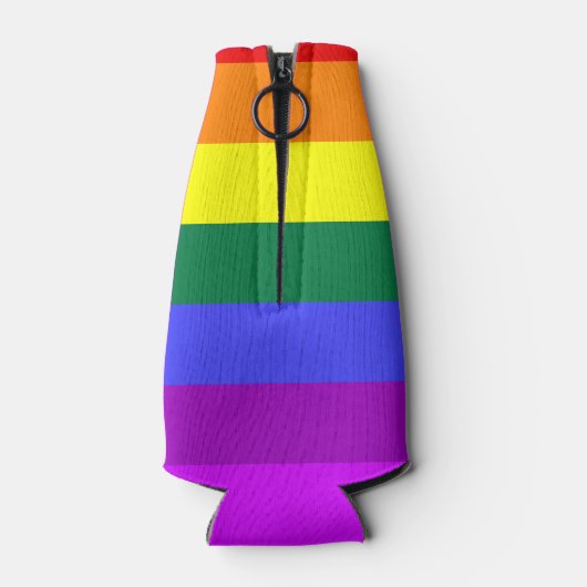 Rainbow Pride Flag Flesjeskoeler (Achterkant)