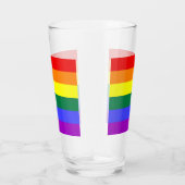 Rainbow Pride Flag Glas (Rechts)