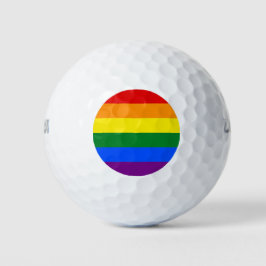 Rainbow Pride Flag Golfballen