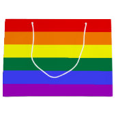 Rainbow Pride Flag Groot Cadeauzakje (Voorkant)