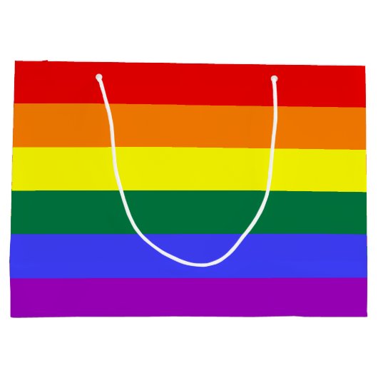 Rainbow Pride Flag Groot Cadeauzakje (Achterkant)