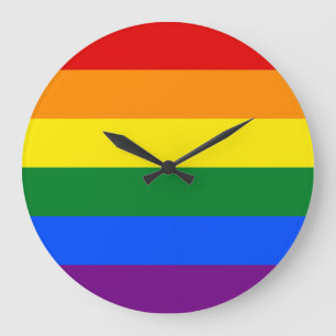 Rainbow Pride Flag Grote Klok