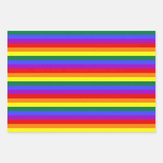 Rainbow Pride Flag Inpakpapier Vel (Voorkant)