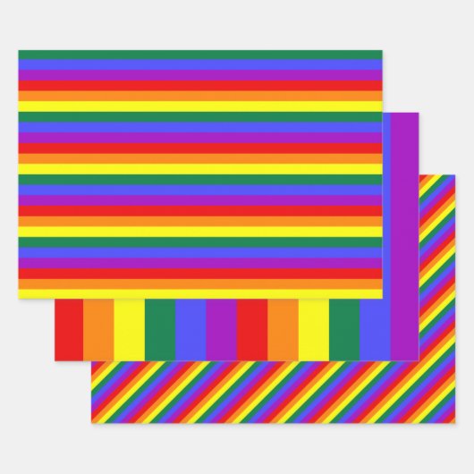 Rainbow Pride Flag Inpakpapier Vel (Set)