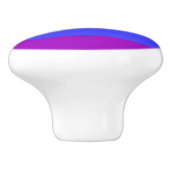 Rainbow Pride Flag Keramische Knop (Zijkant)