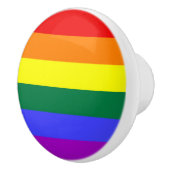 Rainbow Pride Flag Keramische Knop (Rechts)