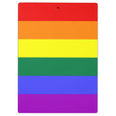 Rainbow Pride Flag Klembord (Achterkant)