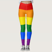 Rainbow Pride Flag Leggings (Voorkant)