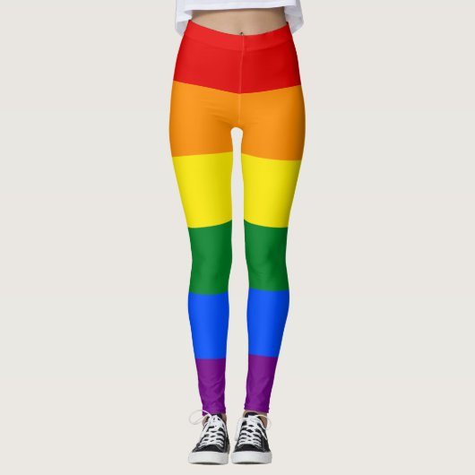 Rainbow Pride Flag Leggings (Voorkant)