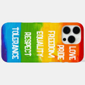 Rainbow Pride Flag LGBT  Bold LGBTQ+ Support Case-Mate iPhone Case (Achterkant (horizontaal))