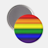 Rainbow Pride Flag Magneet (Voorkant / Achterkant)