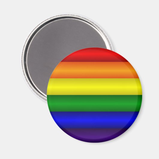 Rainbow Pride Flag Magneet (Voorkant / Achterkant)