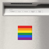 Rainbow Pride Flag Magnet (Insitu (Vaatwasser))