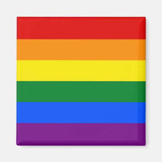 Rainbow Pride Flag Magnet (Voorkant)