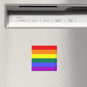 Rainbow Pride Flag Magnet (Insitu (Vaatwasser))