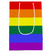 Rainbow Pride Flag Medium Cadeauzakje (Achterkant)