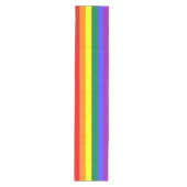 Rainbow Pride Flag Medium Tafelloper (Voorkant)