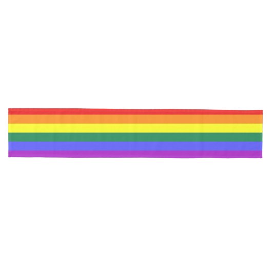 Rainbow Pride Flag Medium Tafelloper (Horizontaal)