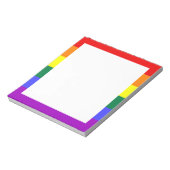 Rainbow Pride Flag Notitieblok (Linkerzijde)
