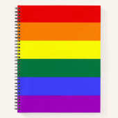 Rainbow Pride Flag Notitieboek (Voorkant)