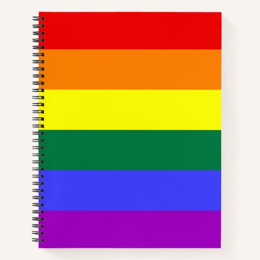 Rainbow Pride Flag Notitieboek (Voorkant)