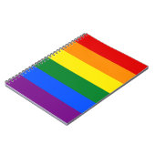 Rainbow Pride Flag Notitieboek (Linkerzijde)