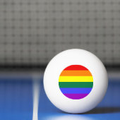 Rainbow Pride Flag Pingpongbal (Net)