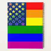 Rainbow Pride Flag Planner (Achterkant)