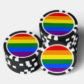 Rainbow Pride Flag Pokerchips (Opstapeling)