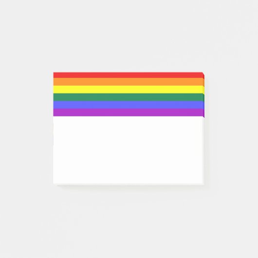 Rainbow Pride Flag Post-it® Notes (Voorkant)