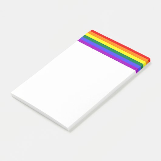 Rainbow Pride Flag Post-it® Notes (Schuin)