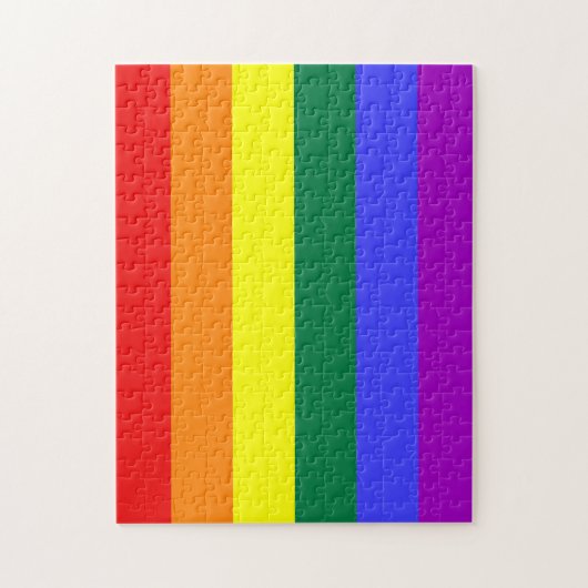 Rainbow Pride Flag Puzzle Legpuzzel (Verticaal)