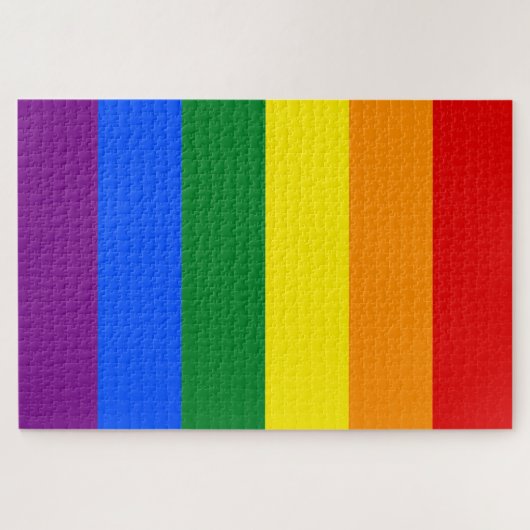 Rainbow Pride Flag Puzzle Legpuzzel (Horizontaal)