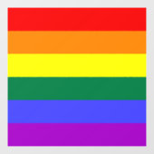 Rainbow Pride Flag Raamsticker (Vel)