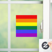 Rainbow Pride Flag Raamsticker (Huis)