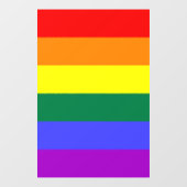Rainbow Pride Flag Raamsticker (Vel)