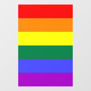 Rainbow Pride Flag Raamsticker