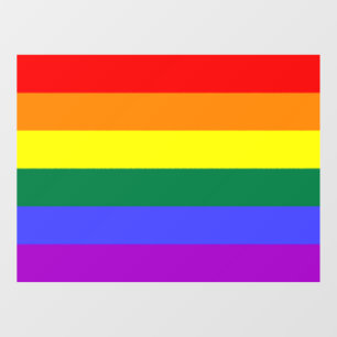 Rainbow Pride Flag Raamsticker