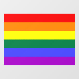Rainbow Pride Flag Raamsticker