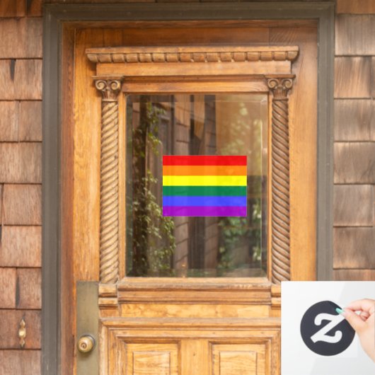 Rainbow Pride Flag Raamsticker (Huis Deur)