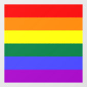 Rainbow Pride Flag Raamsticker (Vel)
