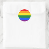 Rainbow Pride Flag Ronde Sticker (Tas)