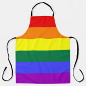 Rainbow Pride Flag Schort (Voorkant)