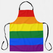 Rainbow Pride Flag Schort (Voorkant)