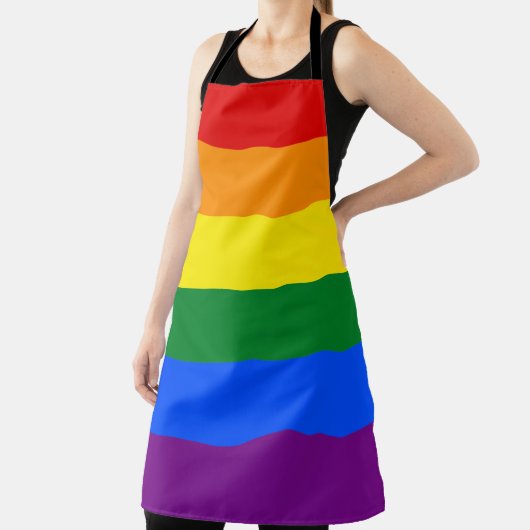 Rainbow Pride Flag Schort (Insitu)