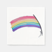 Rainbow Pride Flag Servet (Voorkant)