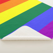 Rainbow Pride Flag Sherpa Deken (3/4)