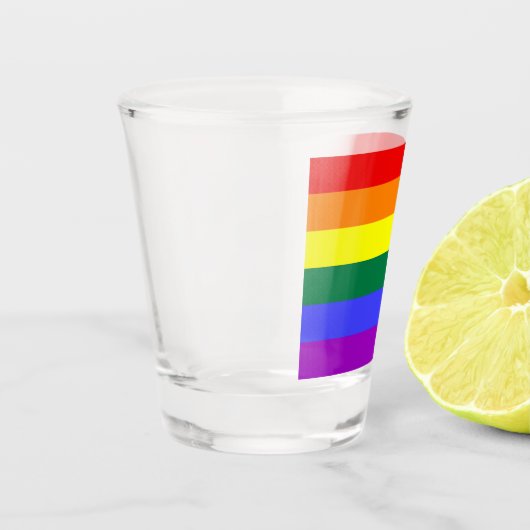 Rainbow Pride Flag Shot Glas (Links)