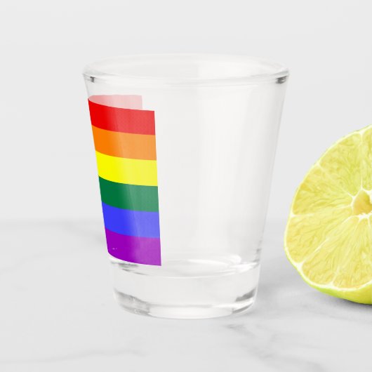 Rainbow Pride Flag Shot Glas (Rechts)