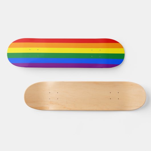 Rainbow Pride Flag skateboard (Horizontaal)
